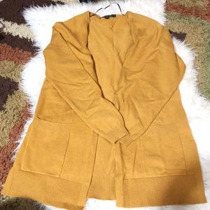 Love Tree Mustard Cardigan